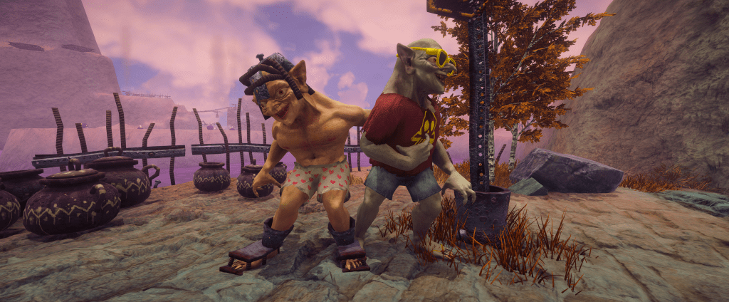 Two cool Goblins. Best friends!